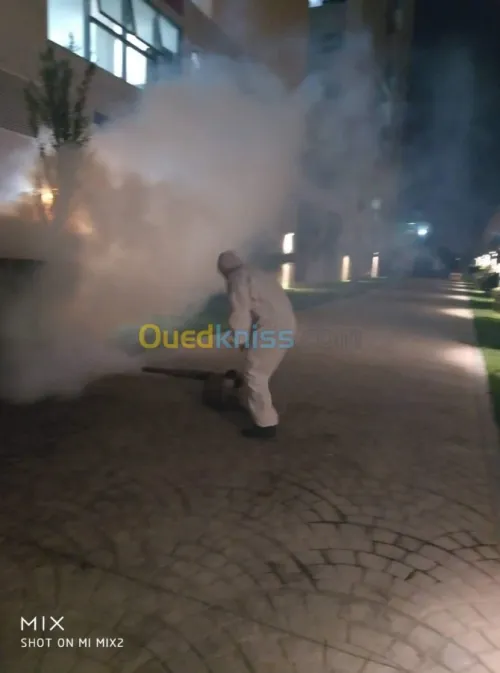 Dératisation : rat et souris, Désinsectisation : cafards, fourmis, puces, punaises de lit. Démoustication. Désinfection