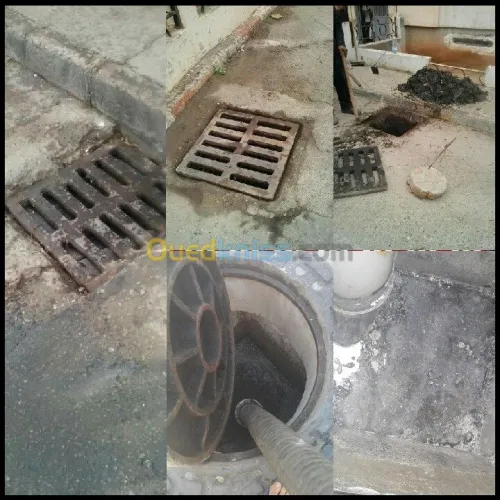 Tous travaux d'assainissement nettoyag