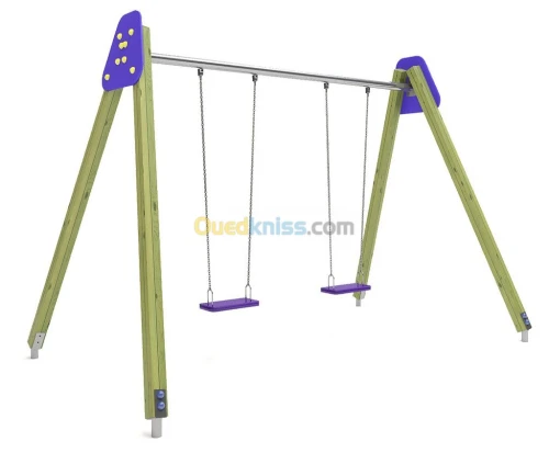 les aire de jeux -  ( tobougo - balansoir - bascule )