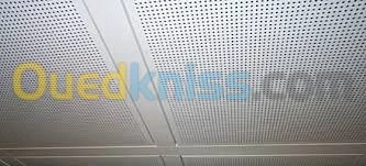 Faux Plafond Aluminium perforé 