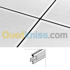 Faux Plafond Aluminium perforé 