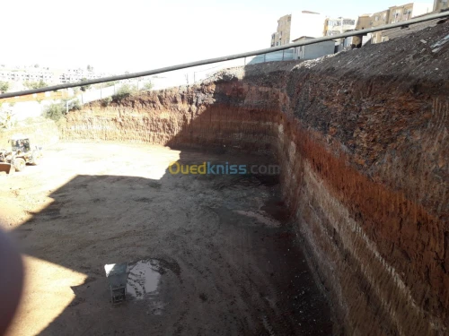 Blindage, terrassement, Géotechnique