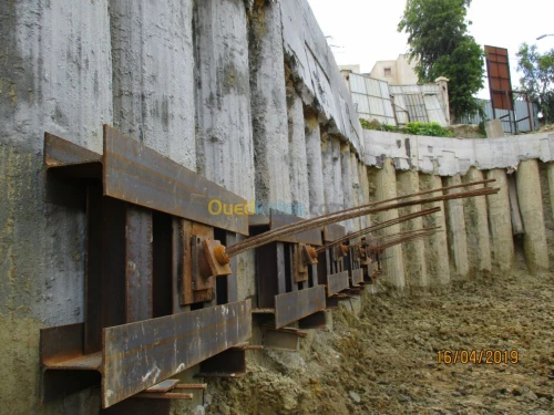 Blindage, terrassement, Géotechnique