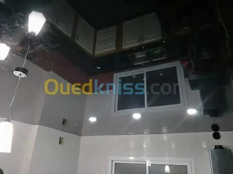 Plafond tendu en PVC 