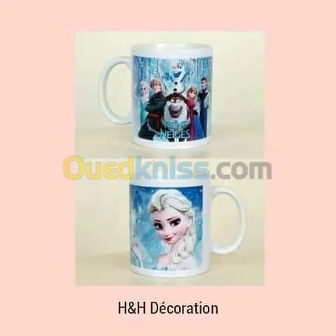 Sublimation Mugs coussins bougies parf