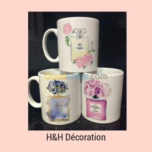 Sublimation Mugs coussins bougies parf