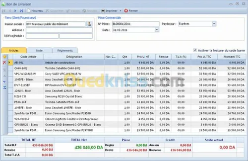 Quick FACT Gestion de Stock (ORIGINAL)