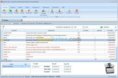 Quick FACT Gestion de Stock (ORIGINAL)