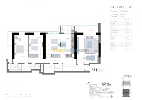 Vente Appartement F4 Alger Draria