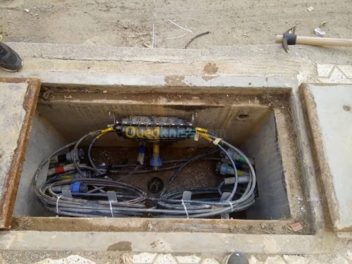 INSTALLATION ET TRAVAUX FIBRE OPTIQUE