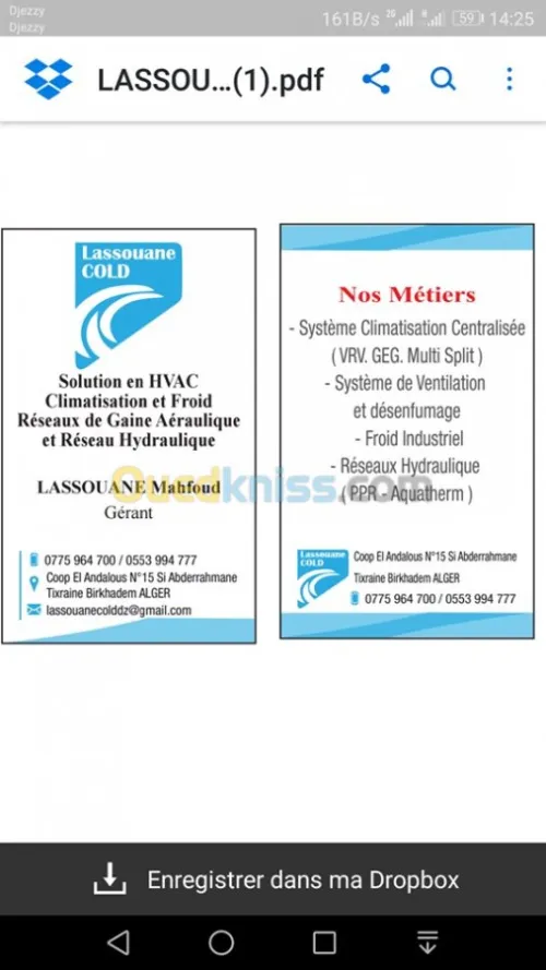 ETUDE INSTALLATIOB ET  REPARATION HVAC