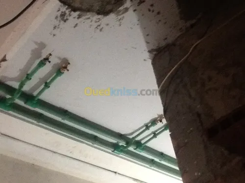Installation gaz et sanitaires 