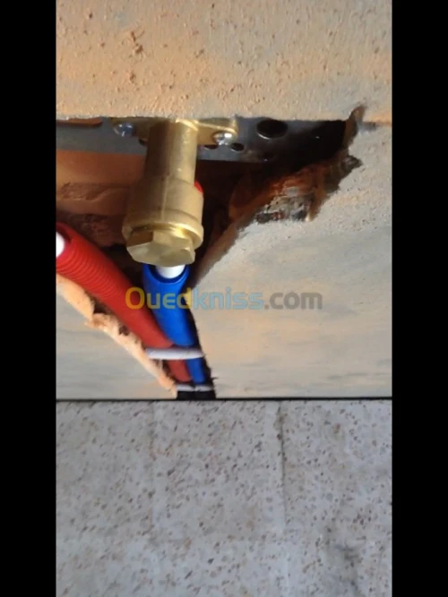 Installation gaz et sanitaires 