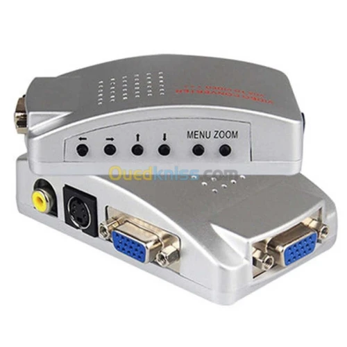Convertisseur RCA/AV  To VGA To RCA/AV