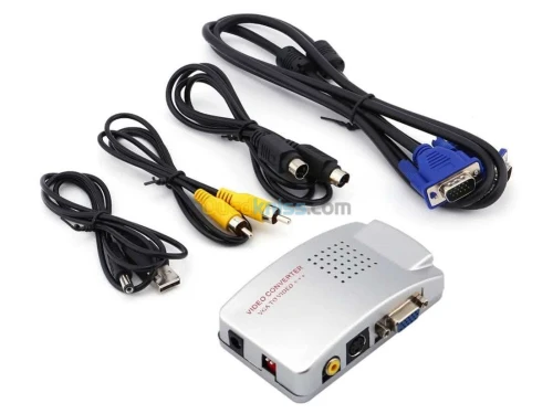 Convertisseur RCA/AV  To VGA To RCA/AV