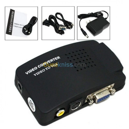 Convertisseur RCA/AV  To VGA To RCA/AV