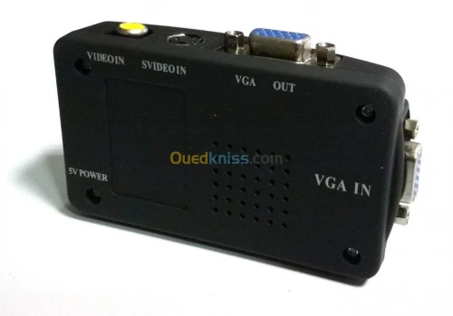 Convertisseur RCA/AV  To VGA To RCA/AV