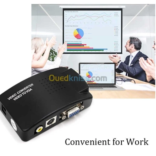 Convertisseur RCA/AV  To VGA To RCA/AV