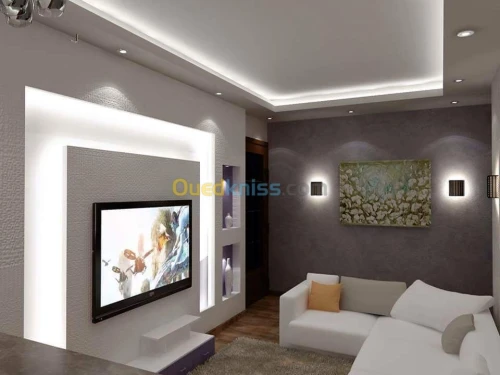 Placo platre et pientur décoration