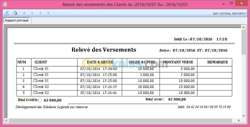 Logiciel de gestion commerciale