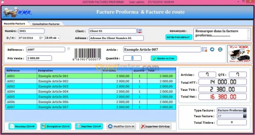Logiciel de gestion commerciale
