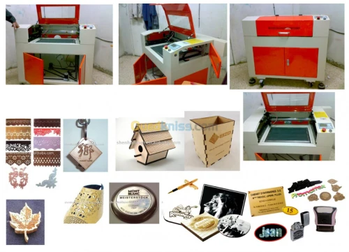 machine decoupe et gravure  Laser 
