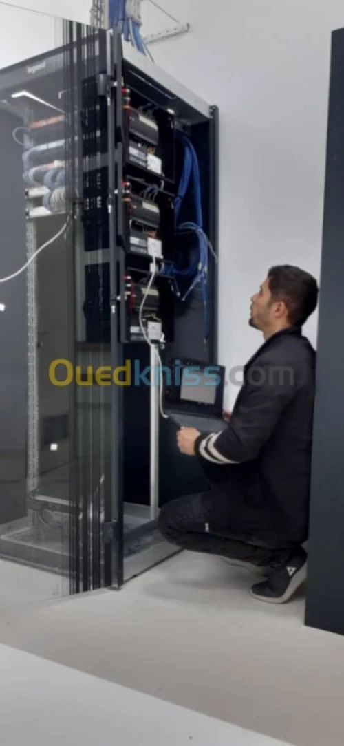 Automatisme . batiment, cloture métall