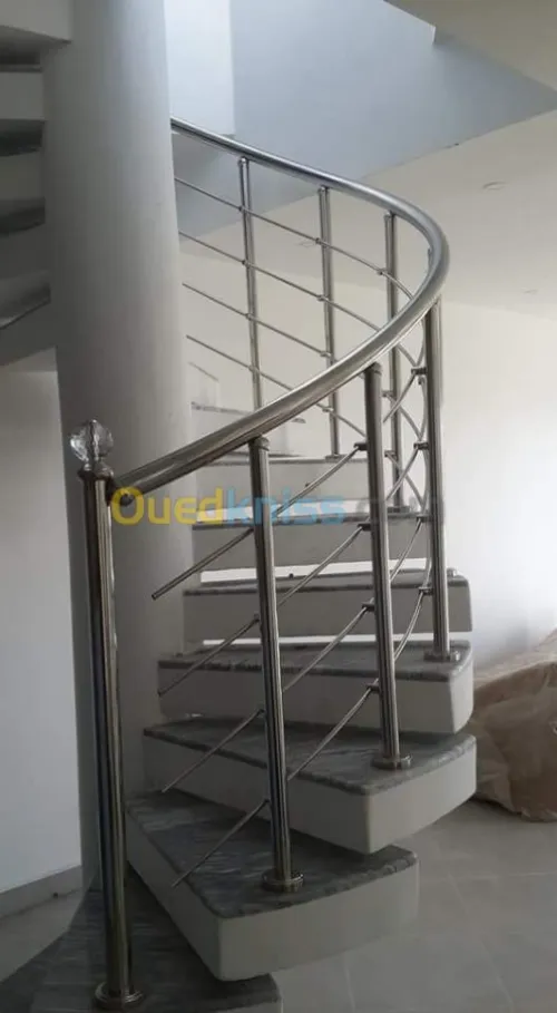  Rampe d'escalier en inox