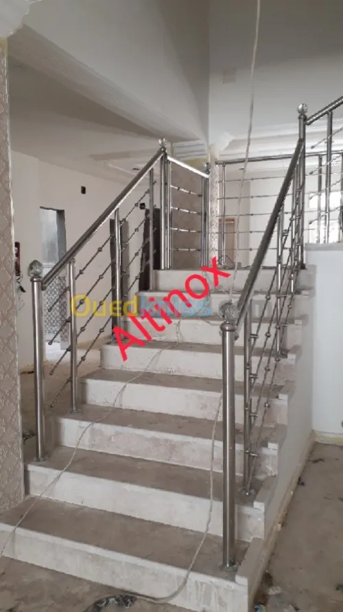  Rampe d'escalier en inox
