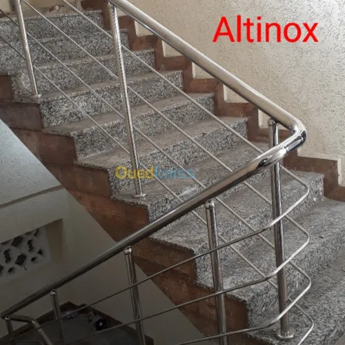  Rampe d'escalier en inox