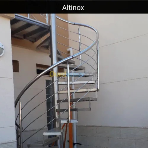  Rampe d'escalier en inox
