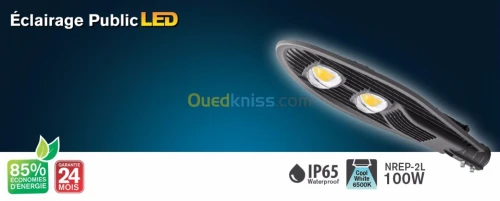 Éclairage Public LED NourLED 100W
