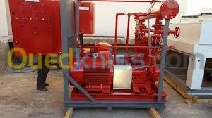 SKID STATION DE POMPAGE ANTI INCENDIE