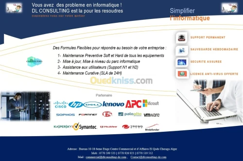maintenance et support informatique
