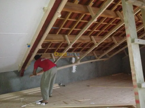Construction de charpente bois 