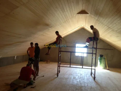 Construction de charpente bois 