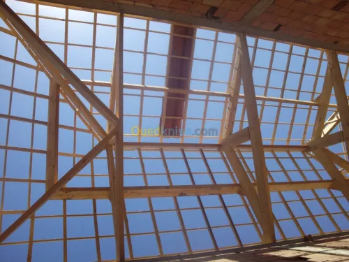 Construction de charpente bois 