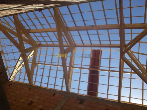 Construction de charpente bois 