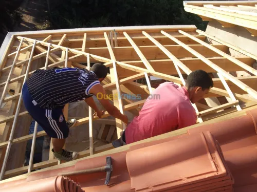 Construction de charpente bois 