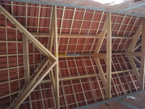 Construction de charpente bois 