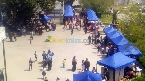 Location tables, chaises, moquette 