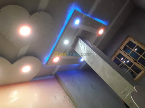 Placo platre et pvc interieur