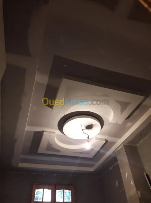 Placo platre et pvc interieur