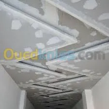  Placo platre faux plafond BA13 et pvc