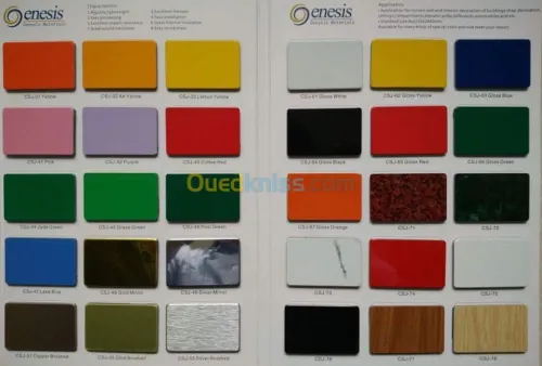  Alucobond façade décoration les lettr
