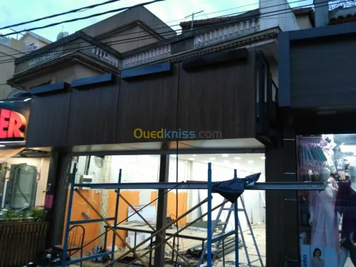 Alucobond façade décoration les lettr