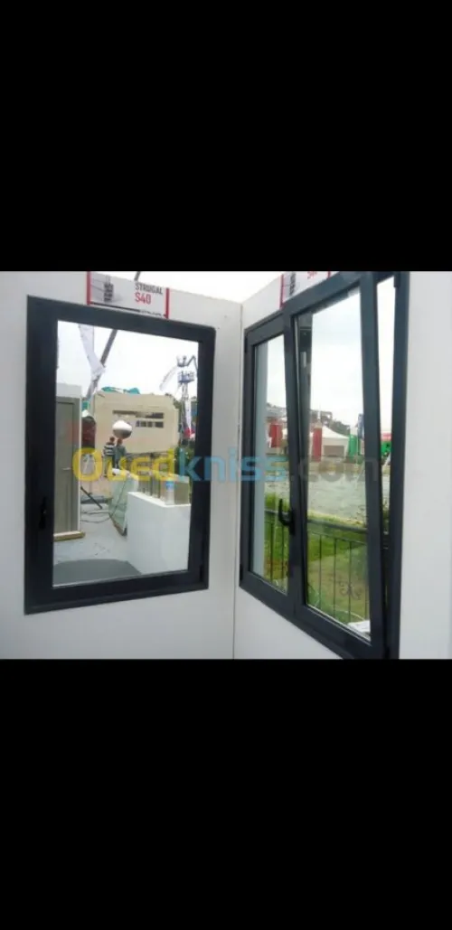 Traveaux de menuiserie aluminium.