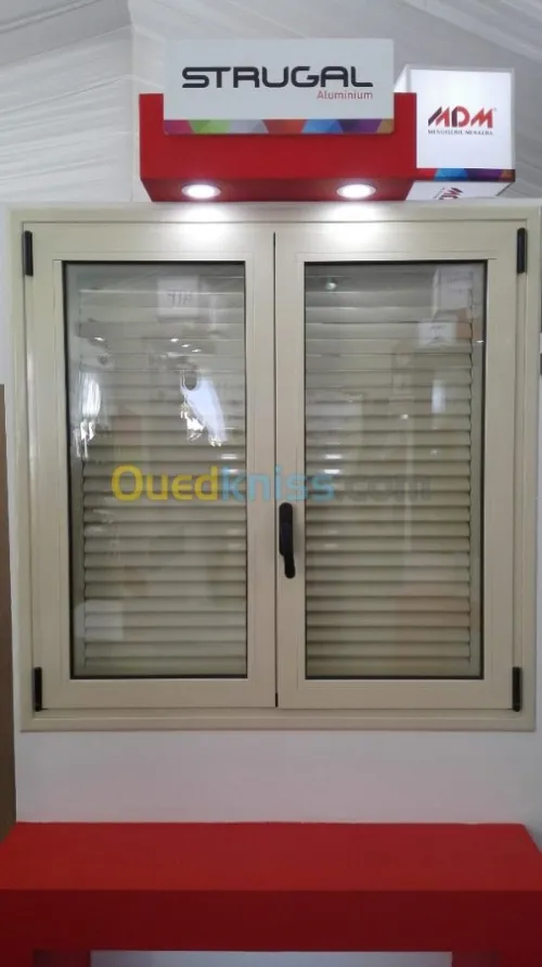 Traveaux de menuiserie aluminium.