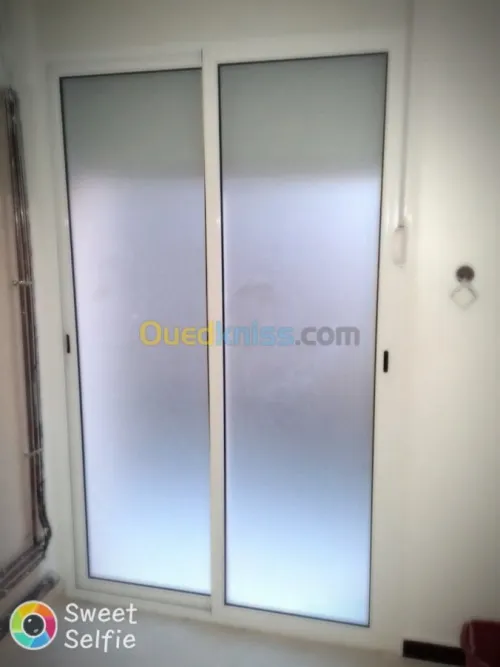 Traveaux de menuiserie aluminium.