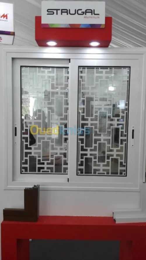 Traveaux de menuiserie aluminium.